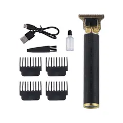 VATYERTY - Cortadora de pelo eléctrica T9 USB para hombre Negro