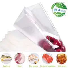 EVERSO - 100 Bolsas Para Sellar Al Vacio 20x25, Maquinas Tipo Oster