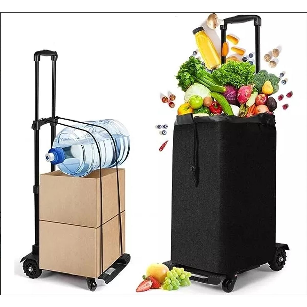 TNAKIEX - Carro Plegable Carga Aluminio Yegua Grande 100kg