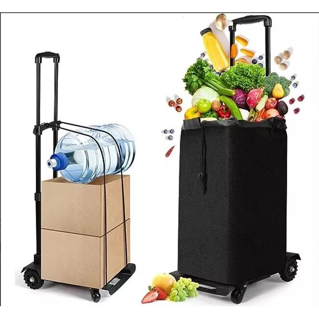 TNAKIEX - Carro Plegable Carga Aluminio Yegua Grande 100kg