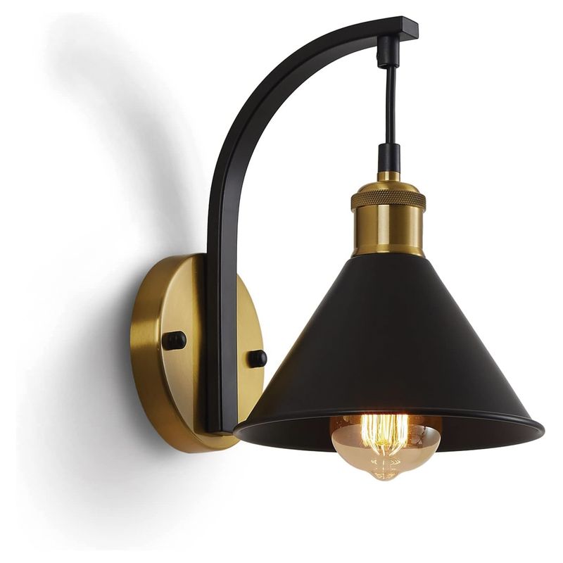 HB LEDS - Apliqué Colgante Industrial Elegante E-27 Incluye Ampolleta Cálida