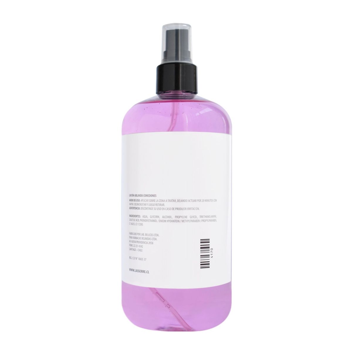 LASSERRE COSMETIQUE - Loción Ablanda Comedones 500 ml Lasserre Cosmétique