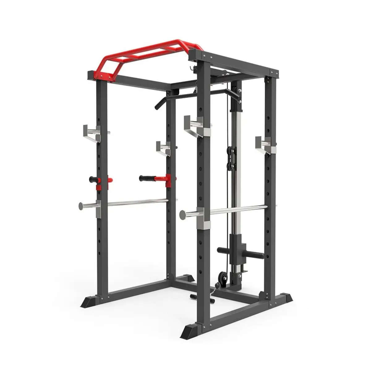 21K SPORTS - Jaula Multifuncional Power Rack R300 Gym Con Polea