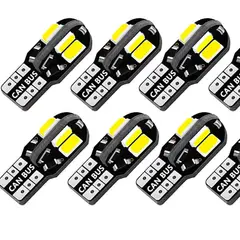 GENERICO - Ampolletas Led T10 Canbus Tipo Cola De Pescado X10 Unidades