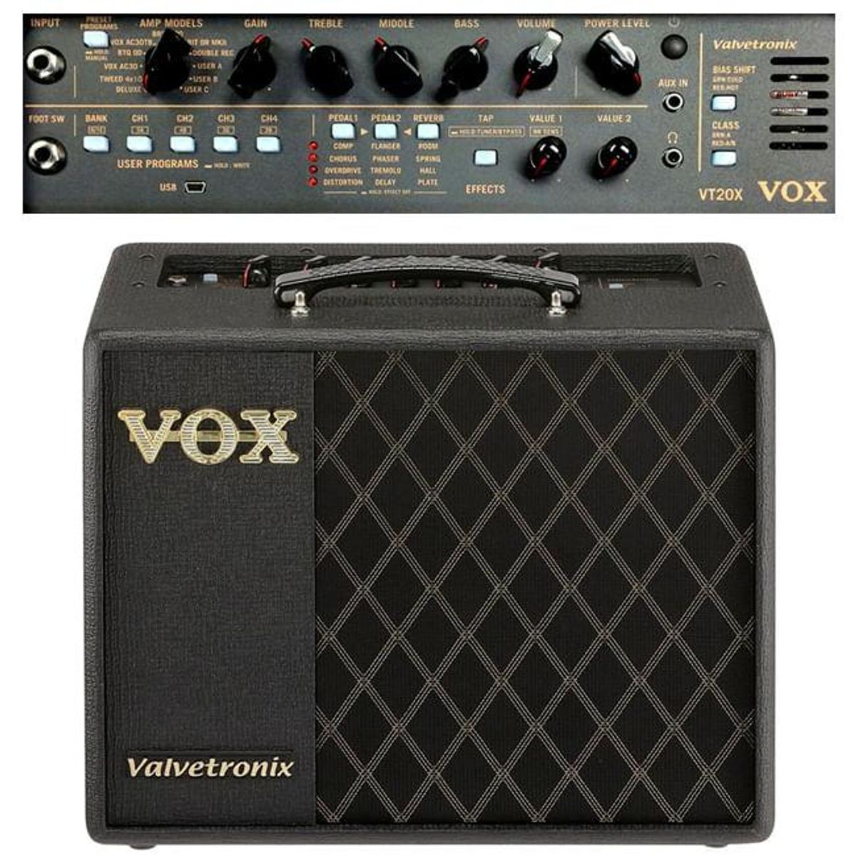 VOX - Amplificador de guitarra VT20X - 20W VOX