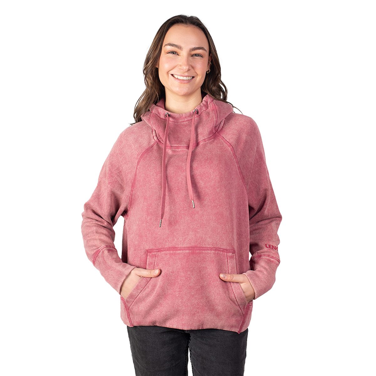 LENGA - Polerón Mujer Canguro Con Gorro Maitén Sustentable Lenga