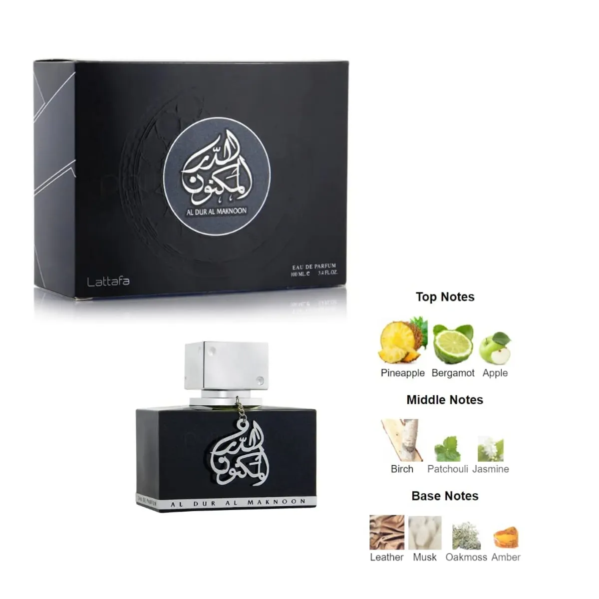 LATTAFA - Perfume Lattafa Al Dur Al Maknoon Silver Edp 100ml