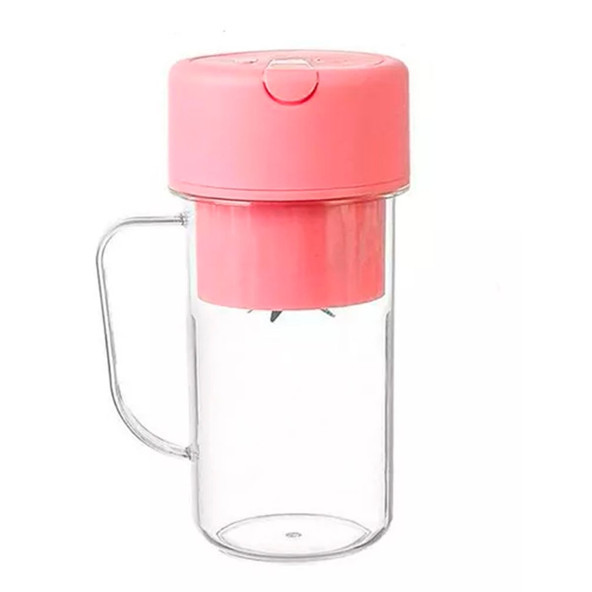 ESHOPANGIE - Vaso Licuadora Juguera Portátil Mini Recargable De 420ml Rosado