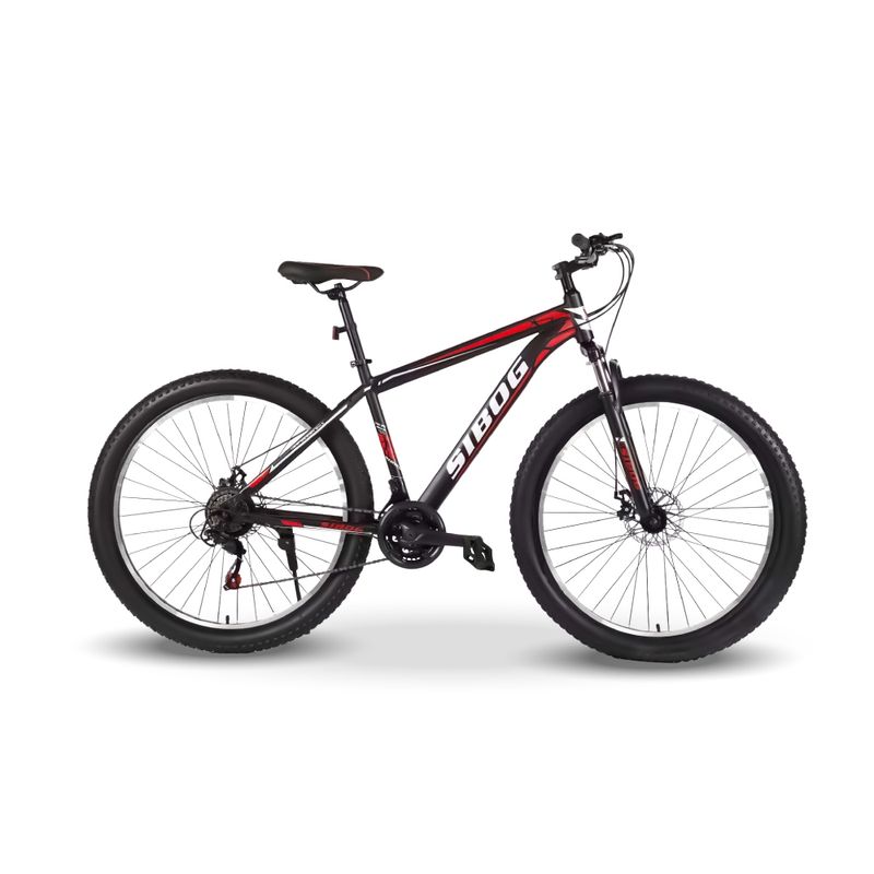 SIBOG - Bicicleta Mountain Bike Aluminio Aro 27,5 Roja