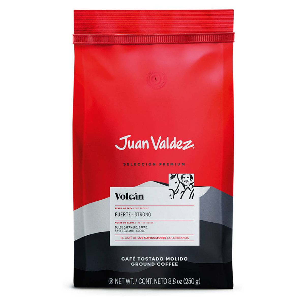 JUAN VALDEZ - Café Grano Molido Volcan 250g