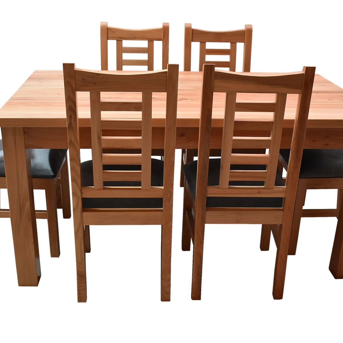 MUEBLES NATIVA - Comedor Nativo 90x160 6 Pucón Gris