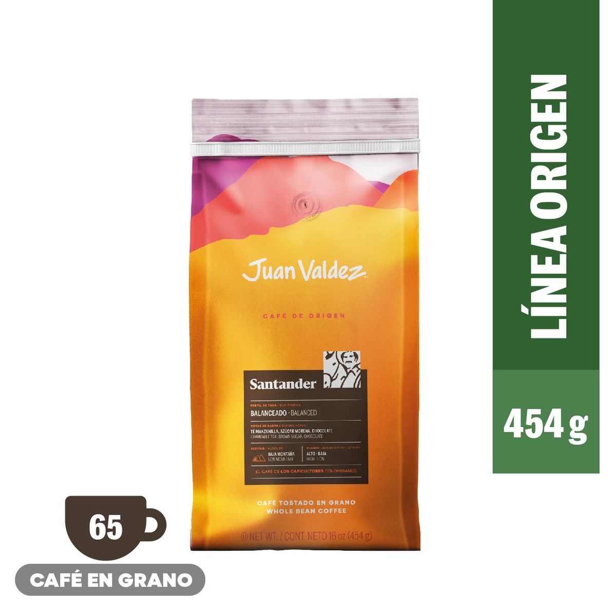 JUAN VALDEZ - Café Grano Santander 454g