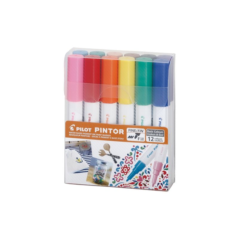PILOT - PINTOR SET COLORES SURTIDOS PUNTA FINA