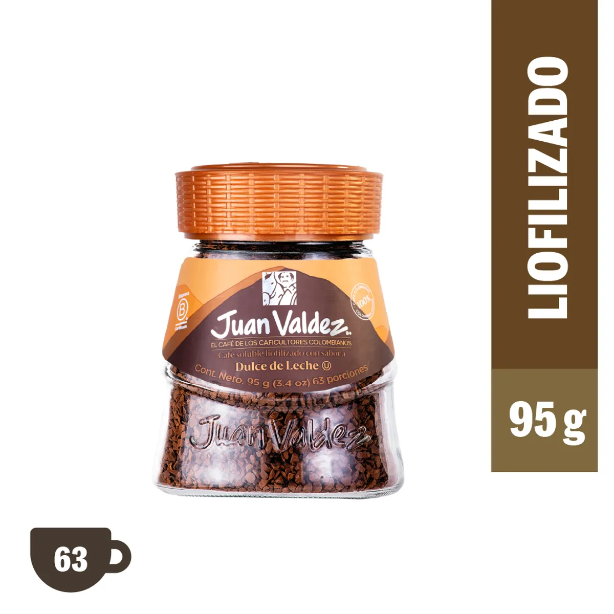 JUAN VALDEZ - Café Soluble Liofilizado Dulce de leche 95g