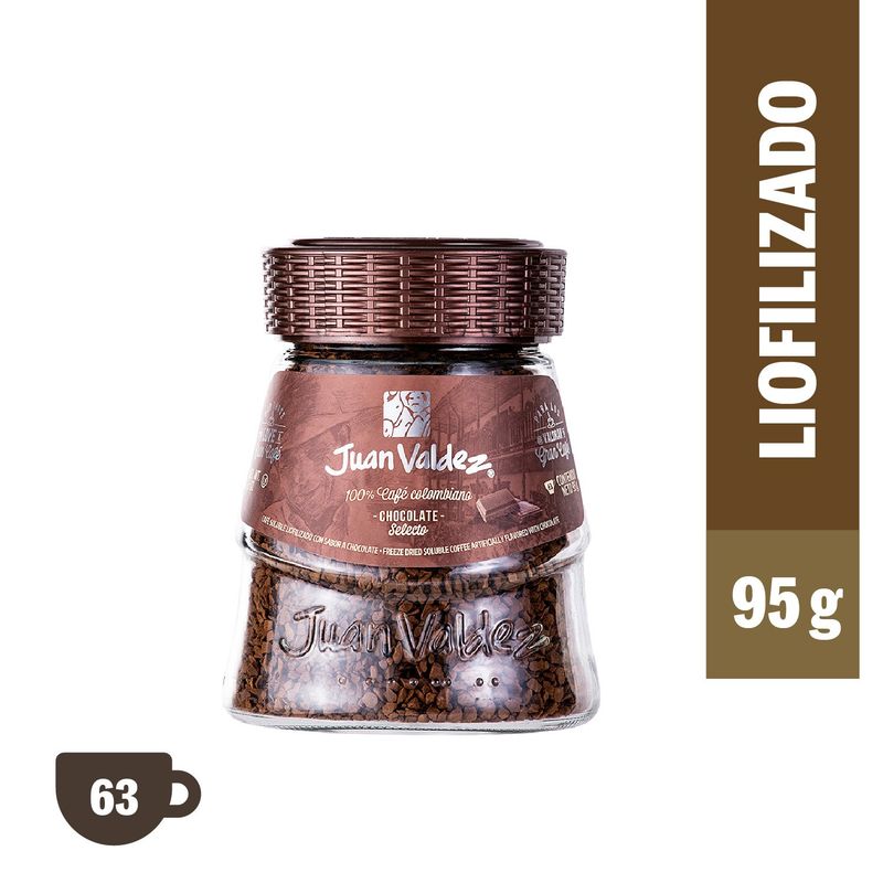 JUAN VALDEZ - Café Soluble Liofilizado Chocolate 95g