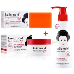 GENERICO - Crema Jabón Loción De Ácido Kójico Pack