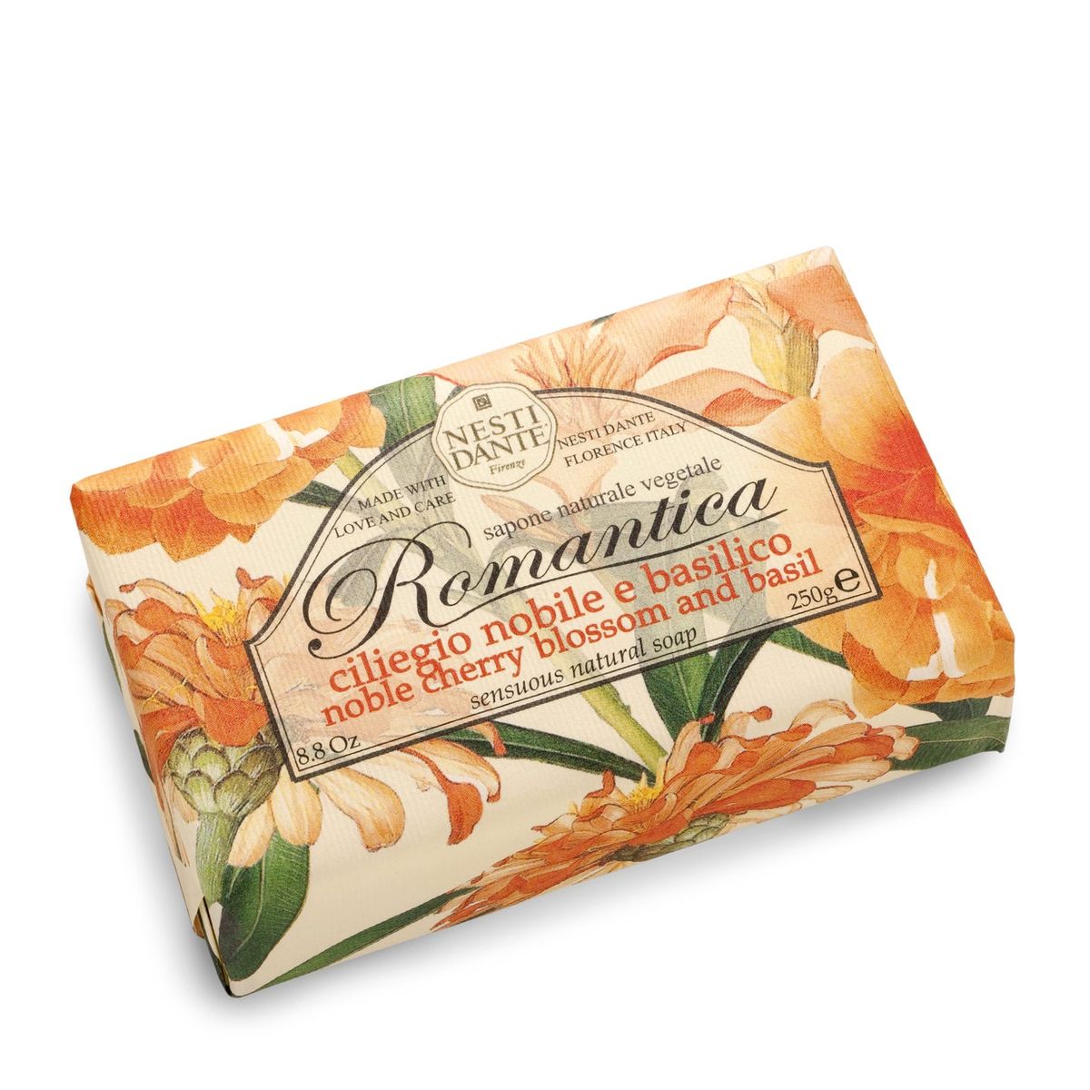 NESTI DANTE - Jabon Barra Nesti Dante Flor de Cerezo y Albahaca 250 g