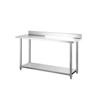 Mesón Mural De Acero Inox 150cm Negocio BOZZO