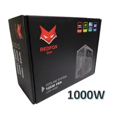 GENERICO - Fuente Poder RedFox 1000w Para Gabinetes Atx Sata 4 Molex 2