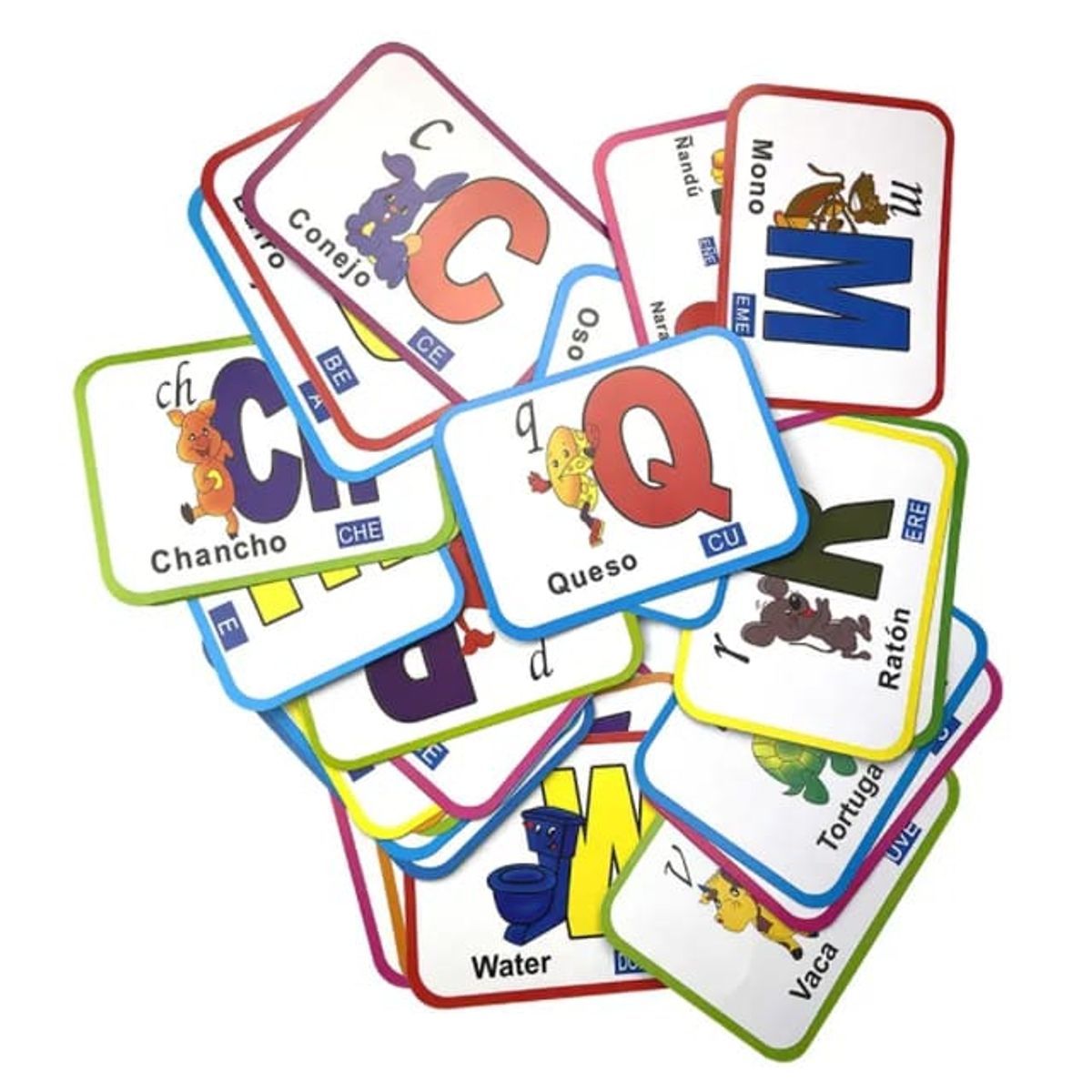 OEM - TARJETAS DE APRENDIZAJE ABECEDARIO PARA NIÑOS