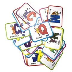 OEM - TARJETAS DE APRENDIZAJE ABECEDARIO PARA NIÑOS