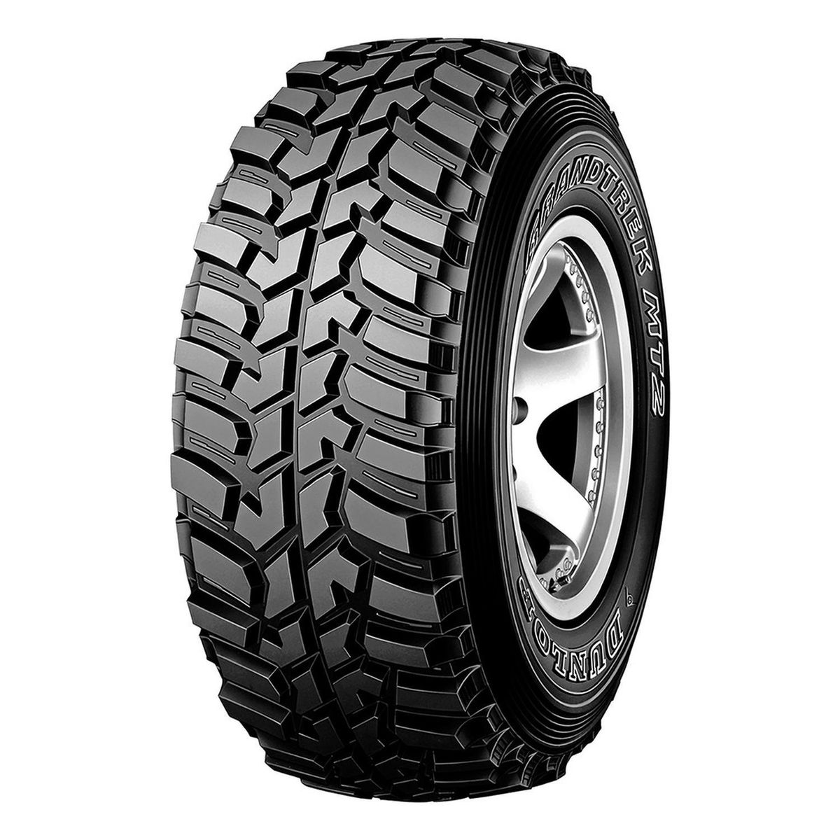 DUNLOP - Neumatico 245/75r16 Dunlop Mt2 Mt 120/116q 10pr Blk
