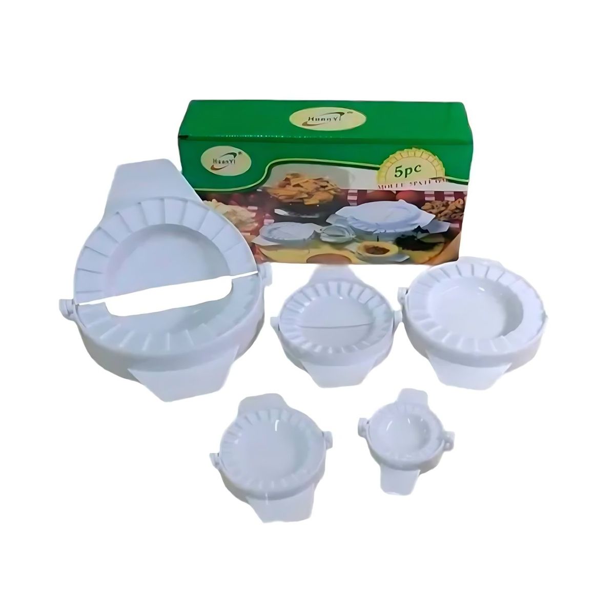 GENERICO - Set Molde Para Hacer Empanadas 5 Pzas