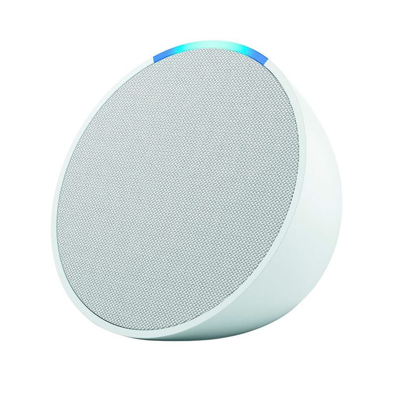 AMAZON - Amazon Alexa Echo Pop - Glacier White