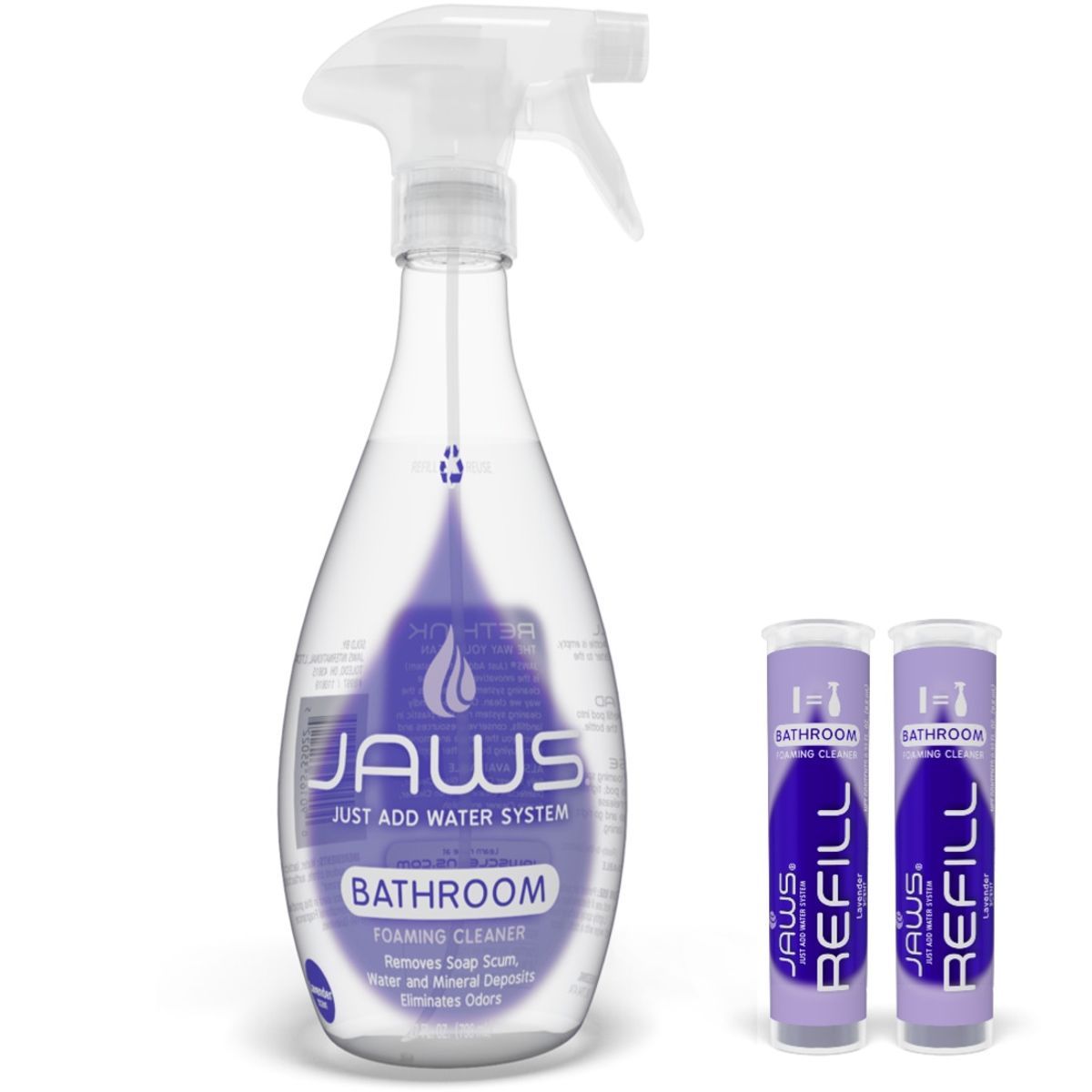 JAWS - Kit Inicial Limpiador Baño Espuma Jaws 739 ml JAWS