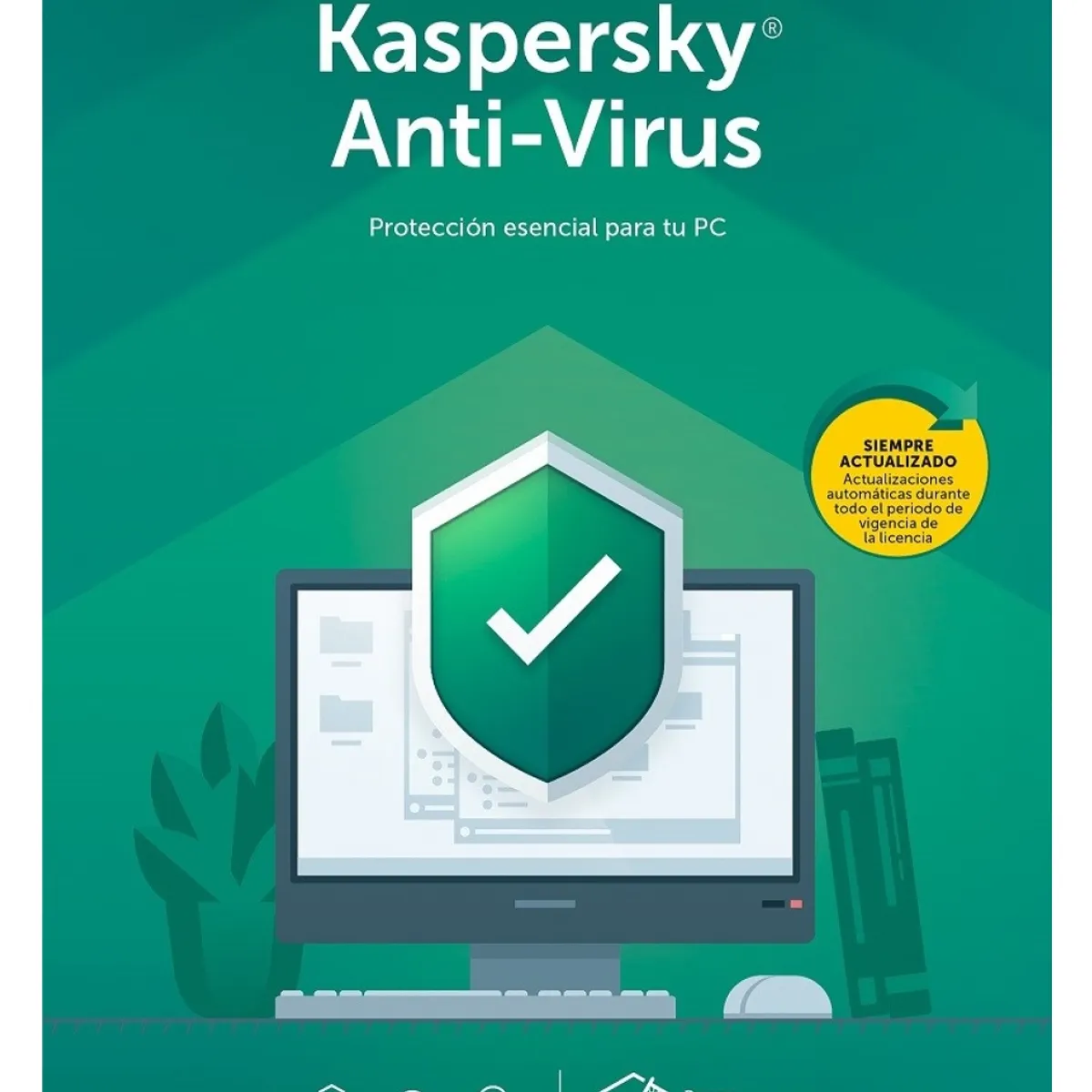 KASPERSKY - Kaspersky Anti-Virus 1 PC - 1AÑO