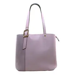 MAILEA - Cartera ecocuero faja piton para mujer lila