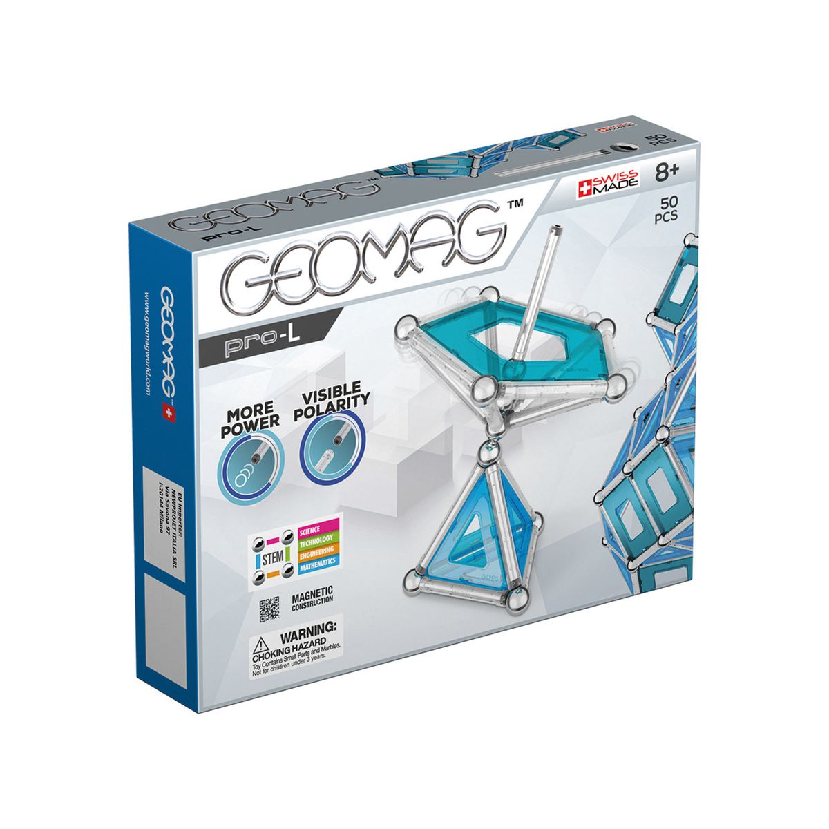 GEOMAG - Juego de Creacion Magnético Pro-L (50 piezas)