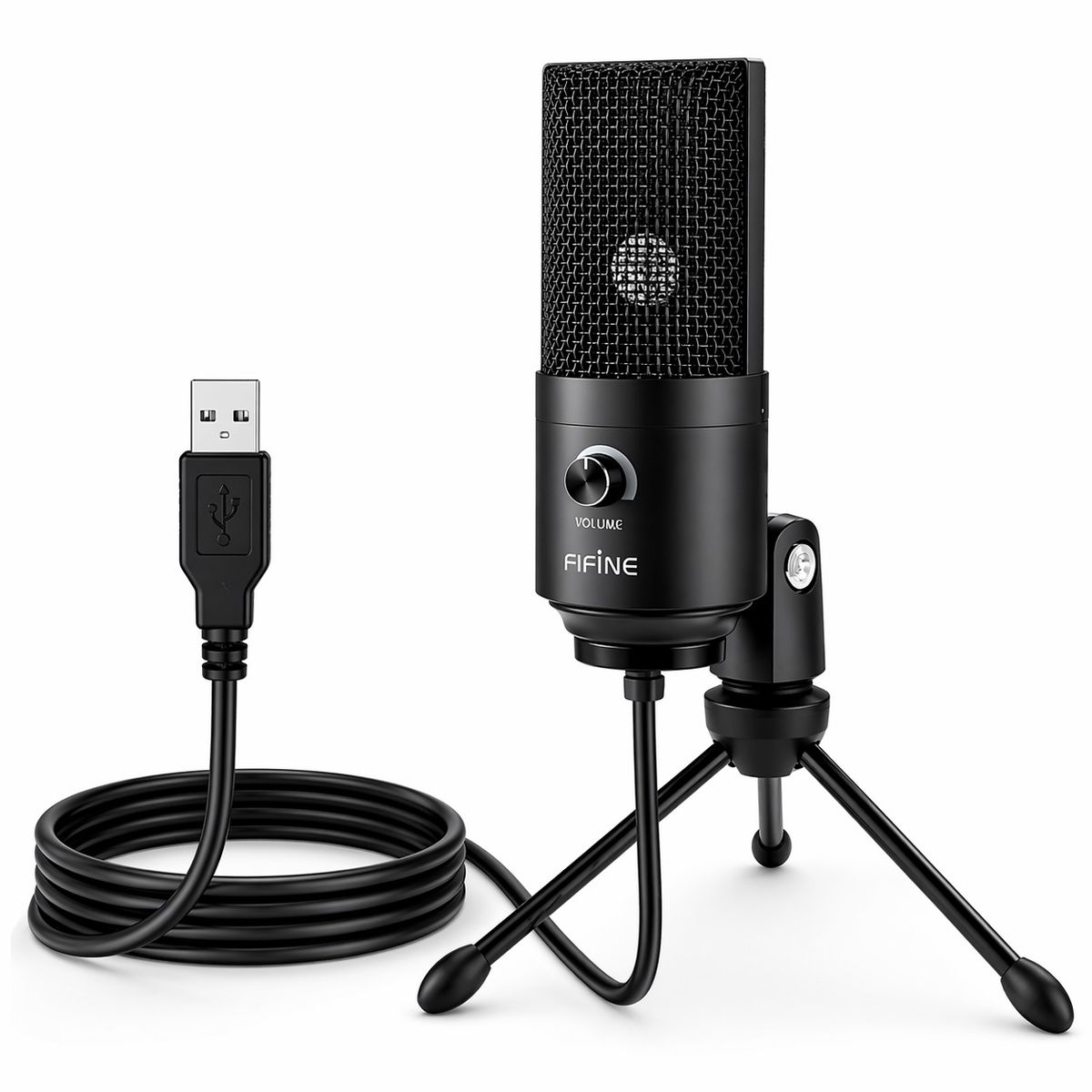 FIFINE - Micrófono Condensador USB Multiplataformas Fifine K669BK Pro