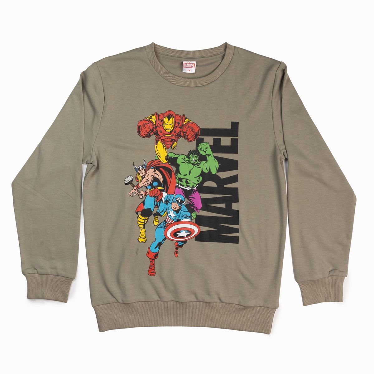 MARVEL - Poleron Niño Marvel Equipo Verde Marvel