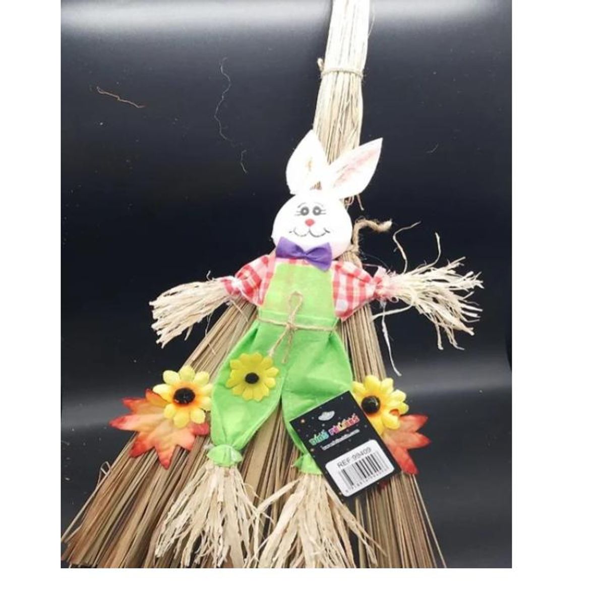 OEM - Conejo con Escoba Pascua - Decoracion