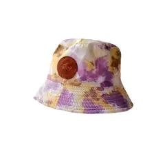 NIBA - Gorro Bucket Verde MoradoAmarillo