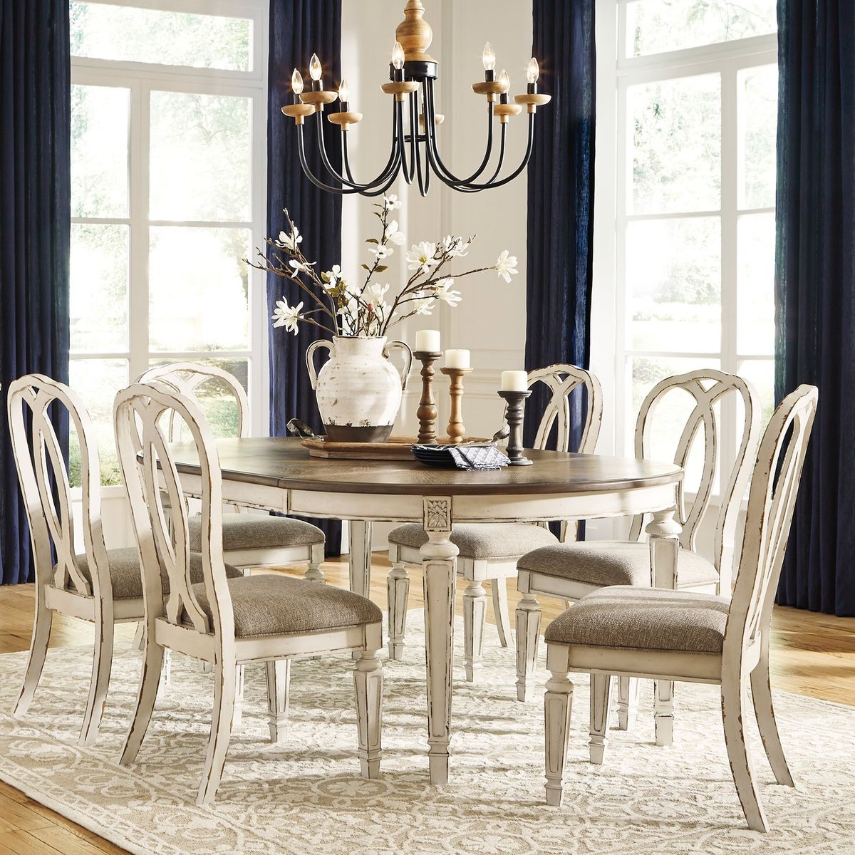 ASHLEY - Mesa comedor Realyn extensible