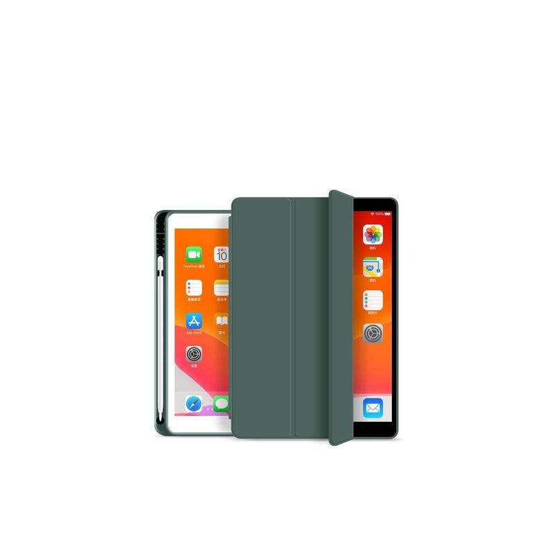 GENERICO - Funda para iPad 10.9 (Air 4/ Air5) con Ranura para el Lapiz - Verde