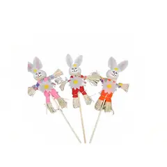 OEM - Decoracion conejo-pascua 38cm