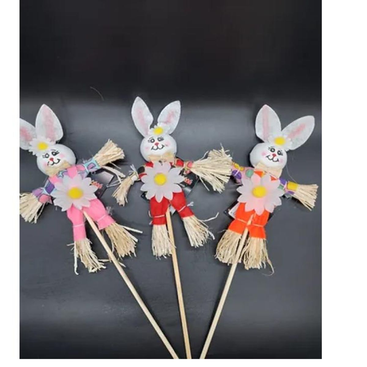 OEM - Decoracion conejo-pascua 38cm