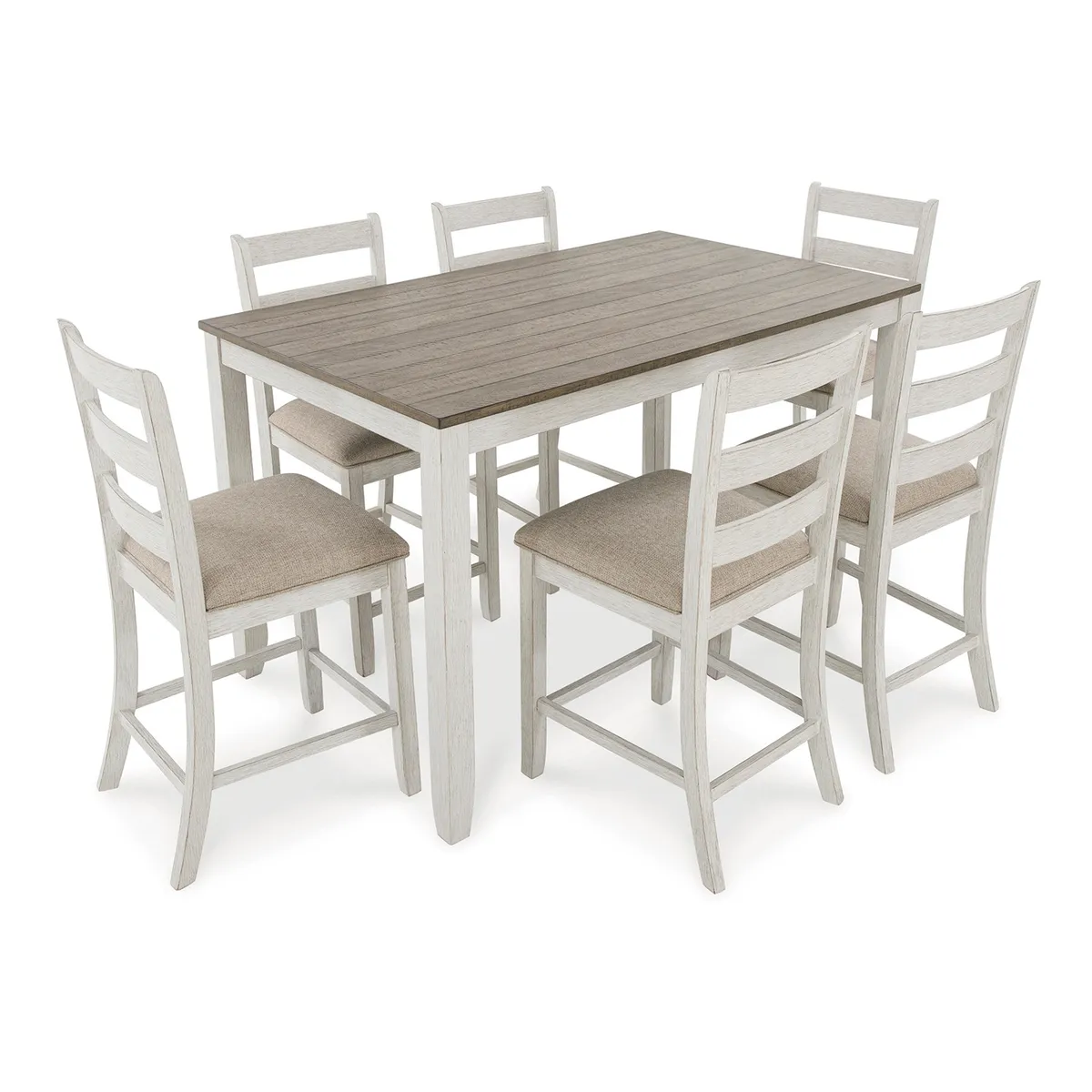 Juego comedor alto Skempton (set 7 piezas), marca ASHLEY - Foto Principal