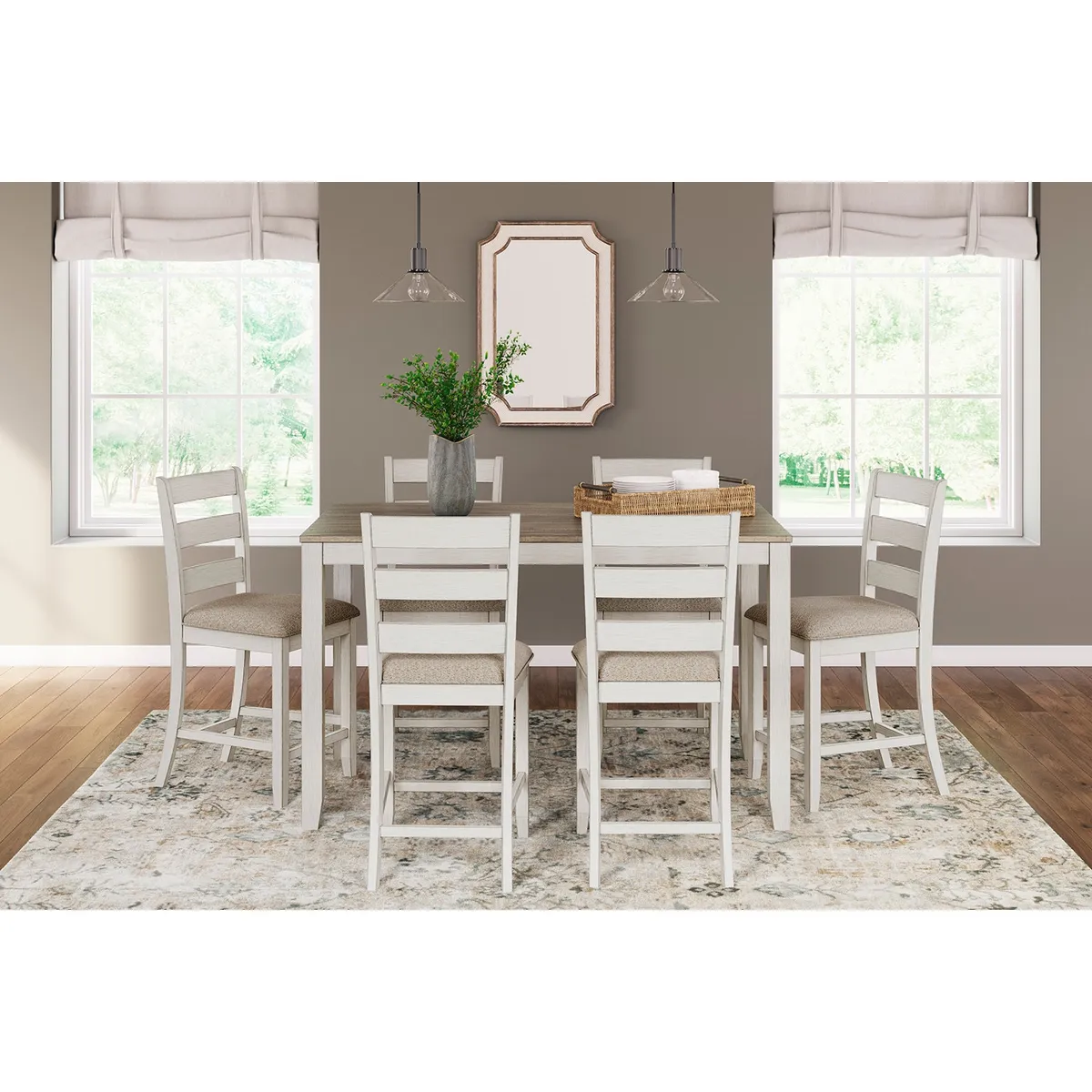 Juego comedor alto Skempton (set 7 piezas), marca ASHLEY - Foto 2