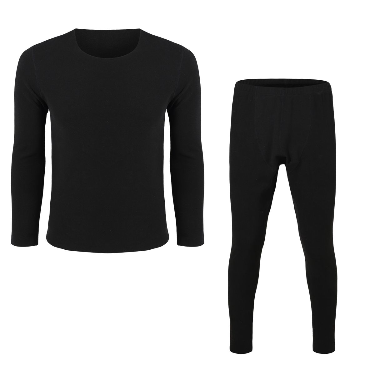 ANDESLAND OUTDOOR APPAREL - Conjunto Micropolar Primera Capa Blanford Negro Hombre
