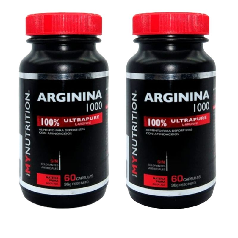 MYNUTRITION - PACK ARGININA 1000 MY NUTRITION 120 CÁPSULAS EN TOTAL