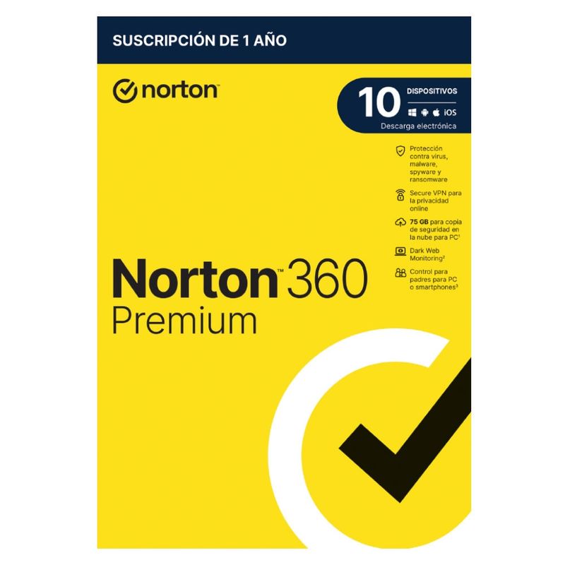 NORTON - Norton 360 Premium - 10 Dispositivos