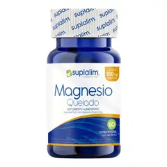 SUPLALIM - MAGNESIO QUELADO 500 MG 60 COMPRIMIDOS –