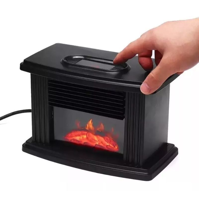 GENERICO - Calefactor De Chimenea Eléctrico Diseño Mini Con Control