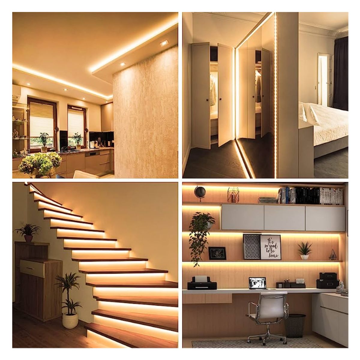 ELECTRICA STORE - CINTA LED FRÍA IMPERMEABLE 10 METROS+ CONECTOR A/C 220v