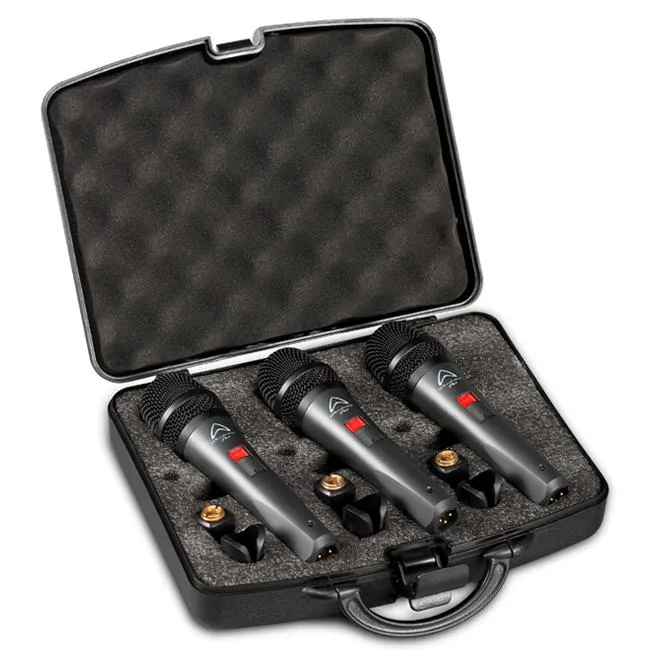 WHARFEDALE - DM-5.0S-3pcs/Pack GY PACK MICROFONO C/ SWITCH WHARFEDALE WHARFEDALE