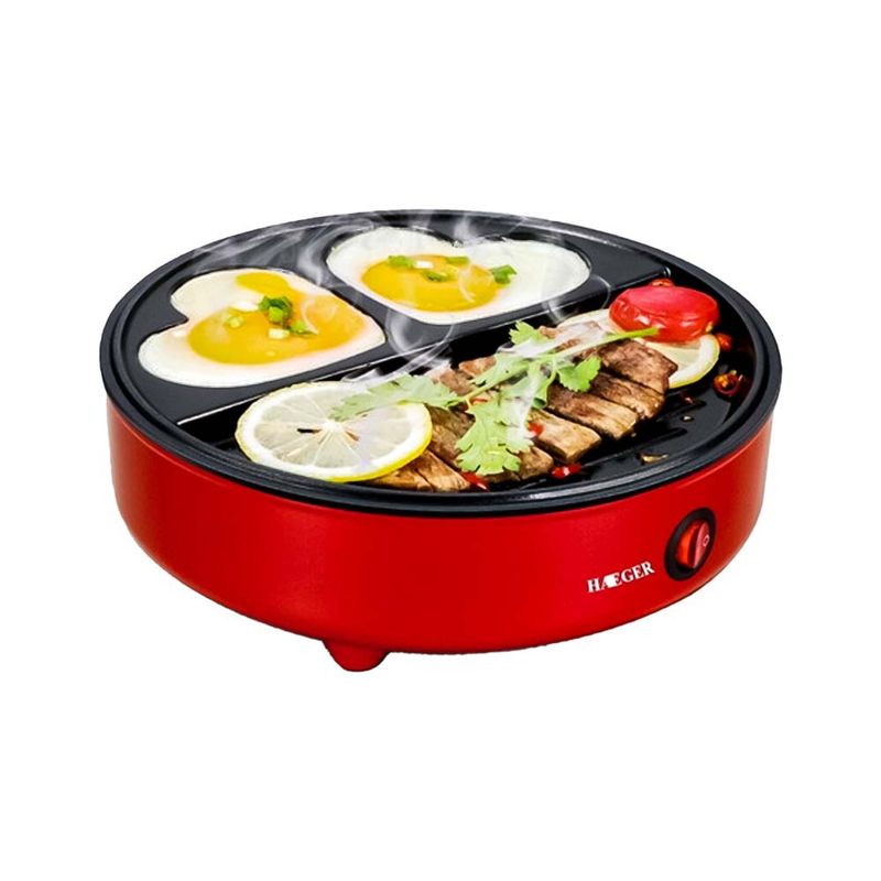 GENERICO - Parrilla Eléctrica Multicocción Mini HG-501 Haeger